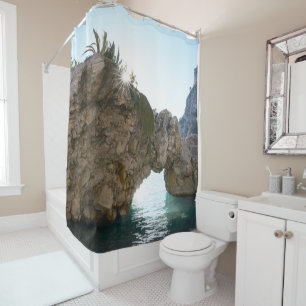 Scoglio delle Sirene - Marina Piccola 1 Shower Curtain
