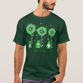 Scoliosis Awareness gnome faith hope sunflower T-Shirt