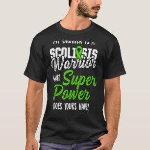 Scoliosis Awareness Hot Scoliotic Warrior Survivor T-Shirt