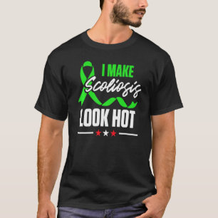 Scoliosis Awareness Hot Scoliotic Warrior Survivor T-Shirt
