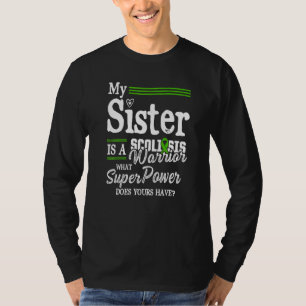 Scoliosis Awareness Scoliotic Warrior Survivor   4 T-Shirt