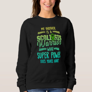Scoliosis Awareness Scoliotic Warrior Survivor   5 Sweatshirt