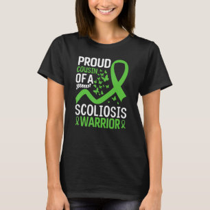 Scoliosis Awareness Spinal Injury Warriors Cousin  T-Shirt
