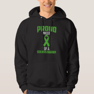 Scoliosis  Back Spinal Injury Warrior's Niece Scol Hoodie