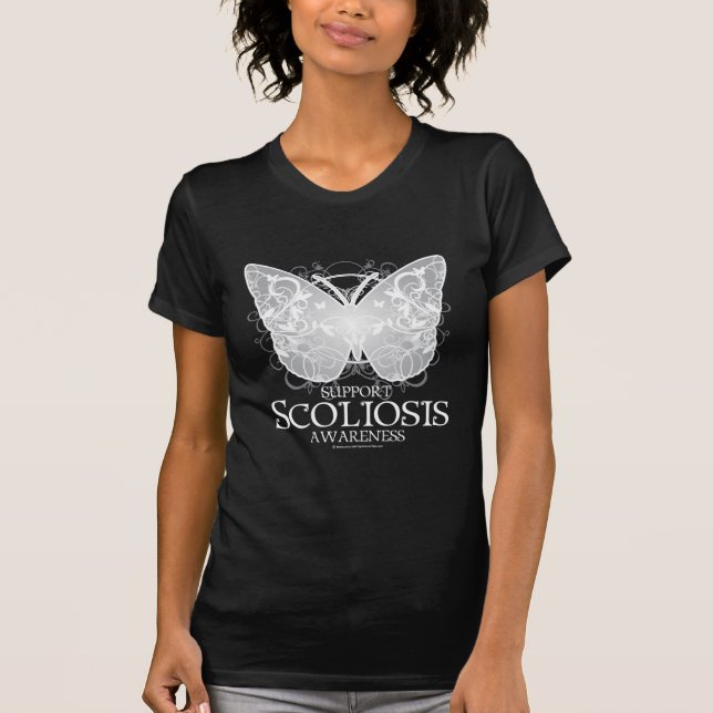 Scoliosis Butterfly T-Shirt (Front)