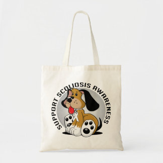 Scoliosis Dog Tote Bag