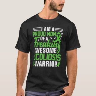 Scoliosis Mum of a Back Injury Warrior Scoliosis T-Shirt