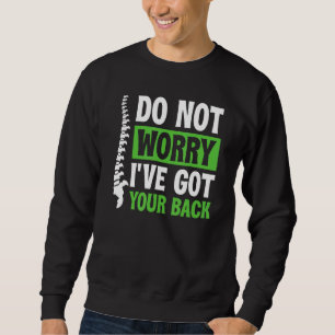 Scoliosis Spine Anatomy Green Ribbon Scoliosis Aw Sweatshirt