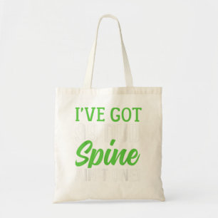 Scoliosis Survivor Spinal Injury Ribbon Scoliosis Tote Bag