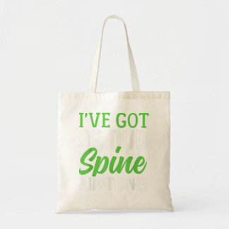 Scoliosis Survivor Spinal Injury Ribbon Scoliosis  Tote Bag