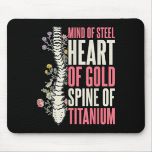 Scoliosis Warrior Scoliosis Surgery Recovery Mouse Pad
