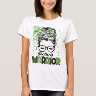 Scoliosis Warrior Women Girl Survivor T-Shirt