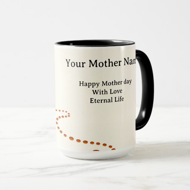 Scone Crumb Trail Labyrinth Love Eternal Mug (Front Right)