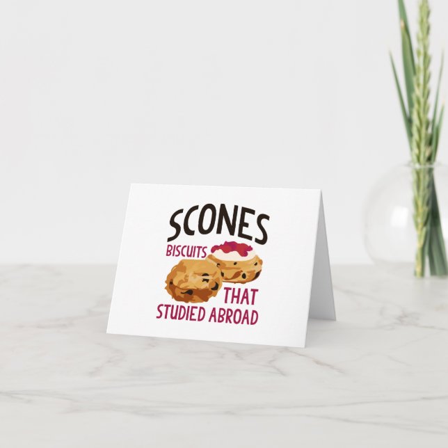 Scones Thank You Card (Front)