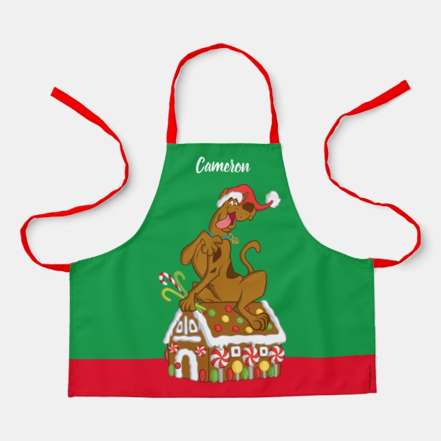Scooby and Gingerbread House Apron (Front)