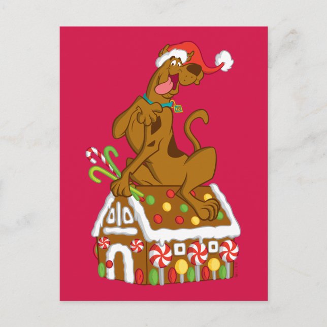 Scooby and Gingerbread House Postcard (Front)