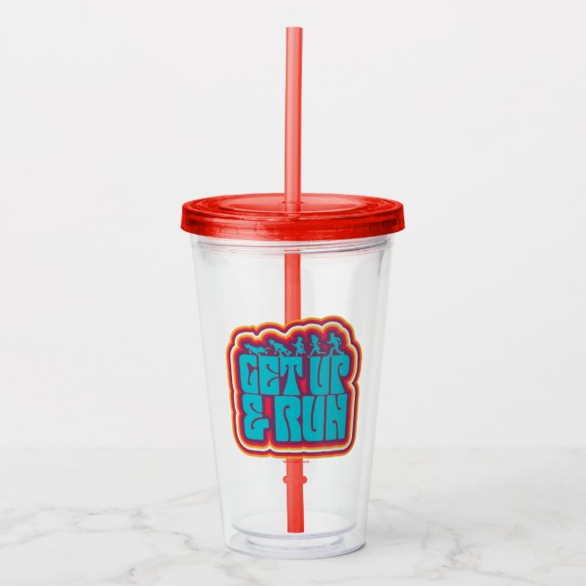 Scooby and the Gang "Get Up & Run" Graphic Acrylic Tumbler (Front)