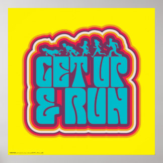 Scooby and the Gang "Get Up & Run" Graphic Poster