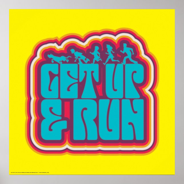 Scooby and the Gang "Get Up & Run" Graphic Poster (Front)