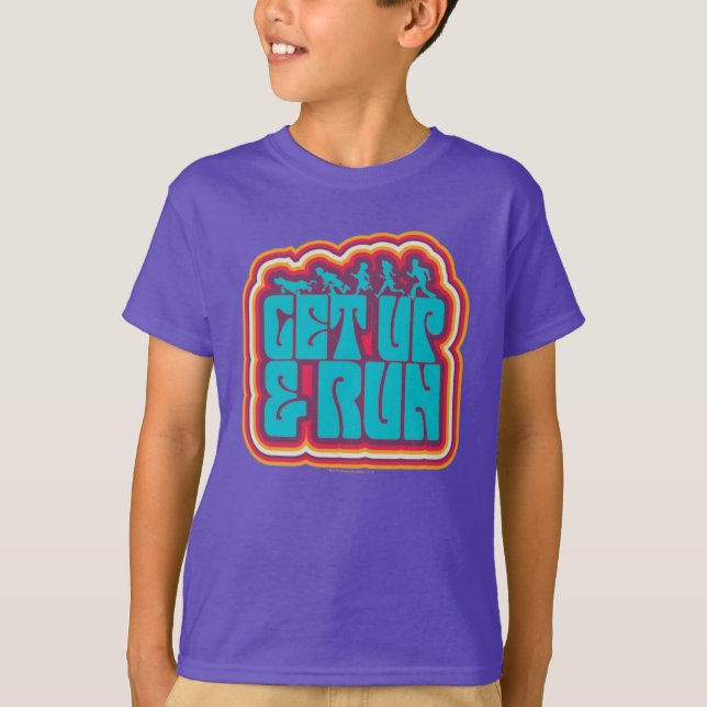 Scooby and the Gang "Get Up & Run" Graphic T-Shirt (Front)