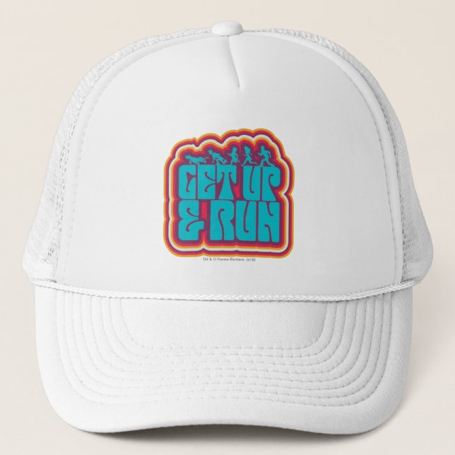 Scooby and the Gang "Get Up & Run" Graphic Trucker Hat (Front)