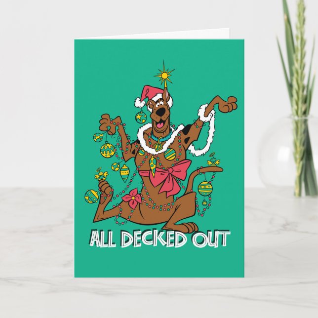 Scooby-Doo All Decked Out Holiday Card (Front)
