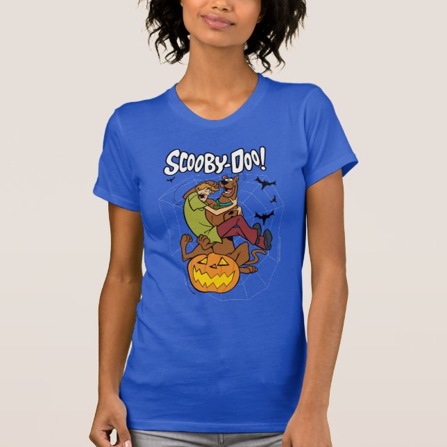 Scooby-Doo and Shaggy Halloween Fright T-Shirt (Front)