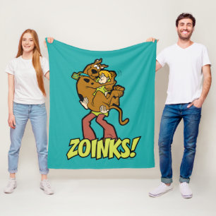 Scooby-Doo and Shaggy Zoinks! Fleece Blanket