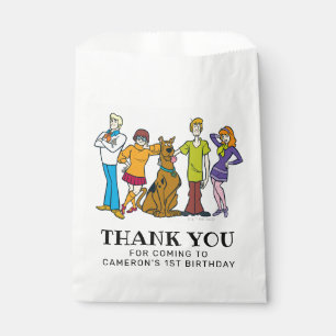 Scooby-Doo and the Gang Birthday Thank You Favour Bags