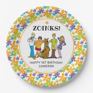 Scooby-Doo and the Gang Groovy Birthday Paper Plate