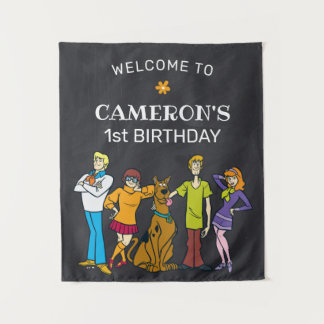 Scooby-Doo and the Gang Groovy Birthday Tapestry