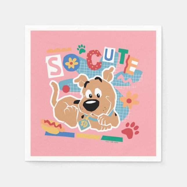 Scooby-Doo | Baby Scooby-Doo So Cute Napkin (Front)