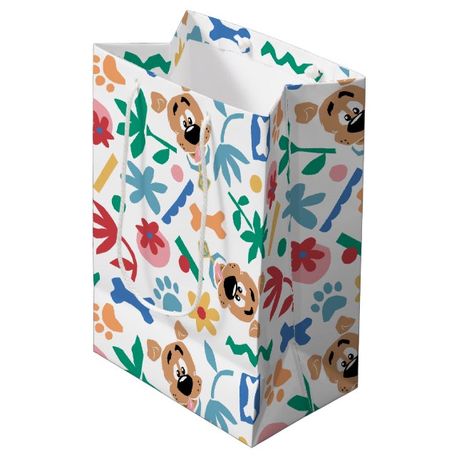 Scooby-Doo | Baby Scooby-Doo So Cute Pattern Medium Gift Bag (Front Angled)