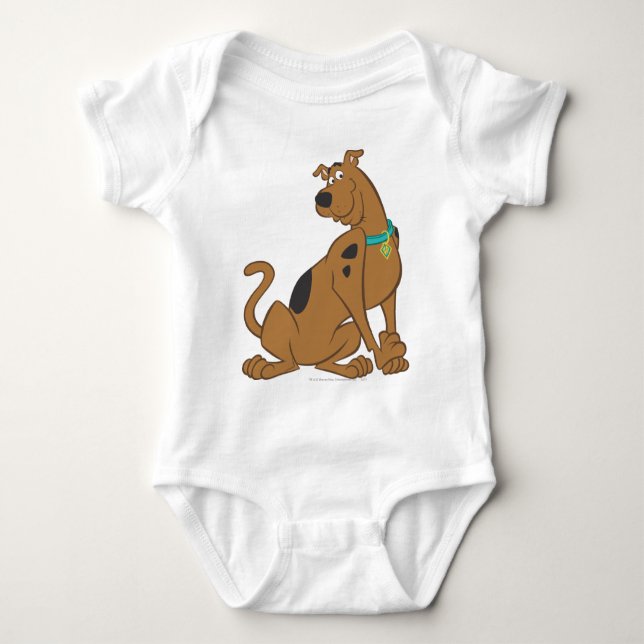 Scooby-Doo Bashful Pose Baby Bodysuit (Front)