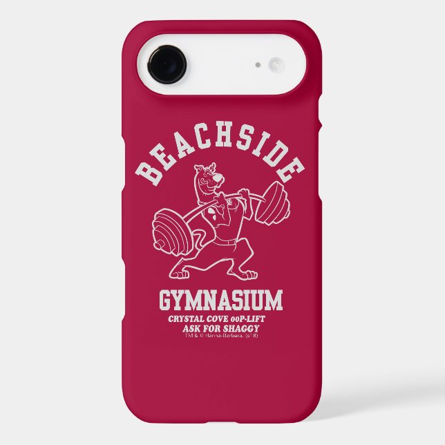 Scooby-Doo "Beachside Gymnasium" Weightlifting Case-Mate iPhone Case (Back)