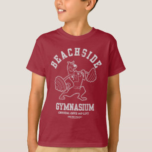 Scooby-Doo "Beachside Gymnasium" Weightlifting T-Shirt