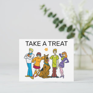 Scooby-Doo Birthday Take A Treat Sign Card