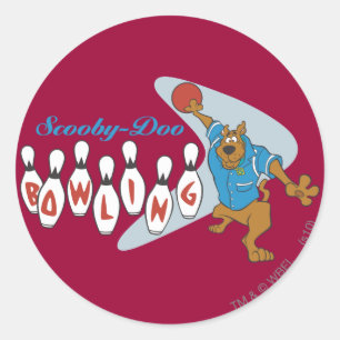 Scooby-Doo Boliches Classic Round Sticker