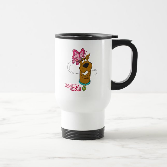 Scooby-Doo Butterfly Kisses Travel Mug (Right)