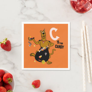 Scooby-Doo   C is for Candy Napkin