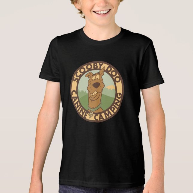Scooby-Doo "Canine Camping" Tri-Blend Shirt (Front)