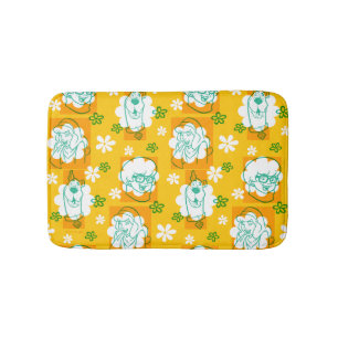 Scooby-Doo   Character Floral Pattern Bath Mat