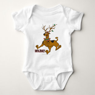 Scooby-Doo Christmas Holiday Antlers Baby Bodysuit