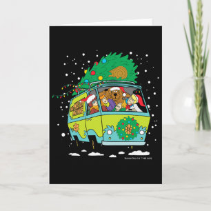 Scooby Doo Christmas Mystery Machine Card