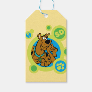 Scooby-Doo Circles SD Badge Gift Tags
