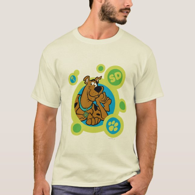 Scooby-Doo Circles SD Badge T-Shirt (Front)
