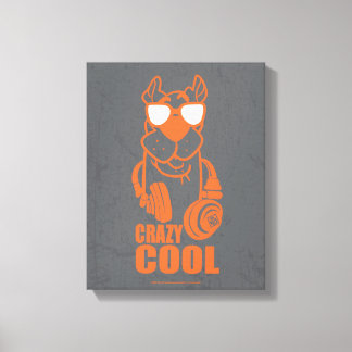Scooby-Doo "Crazy Cool" Headphone Graphic Canvas Print