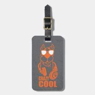 Scooby-Doo "Crazy Cool" Headphone Graphic Luggage Tag