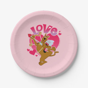Scooby-Doo Cupid - Love Paper Plate