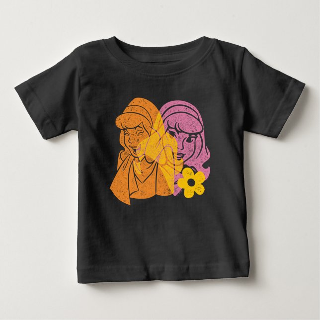 Scooby-Doo | Daphne Flower Potrait Baby T-Shirt (Front)